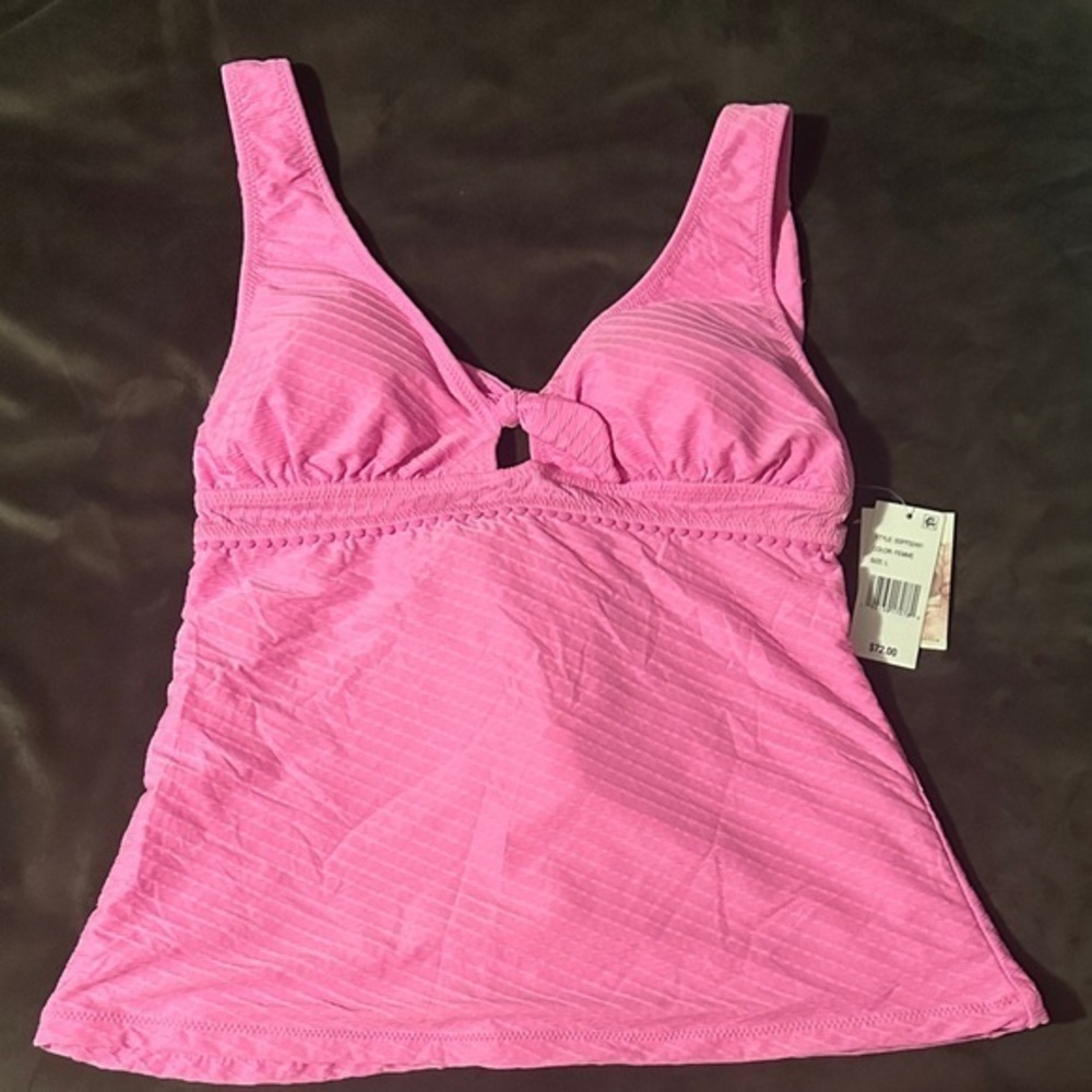 Jessica Simpson Vibrant Pink Bikini Top